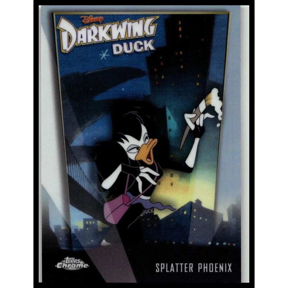 2026 Topps Disney Chrome Splatter Phoenix DD-6 Darkwing Duck